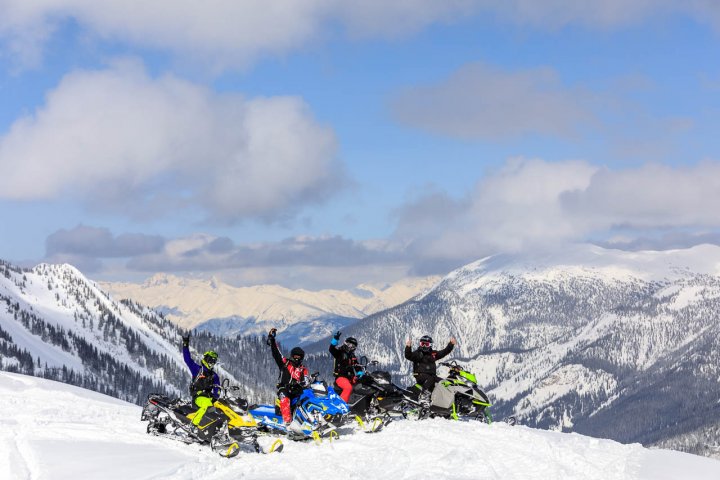 Snowmobiling